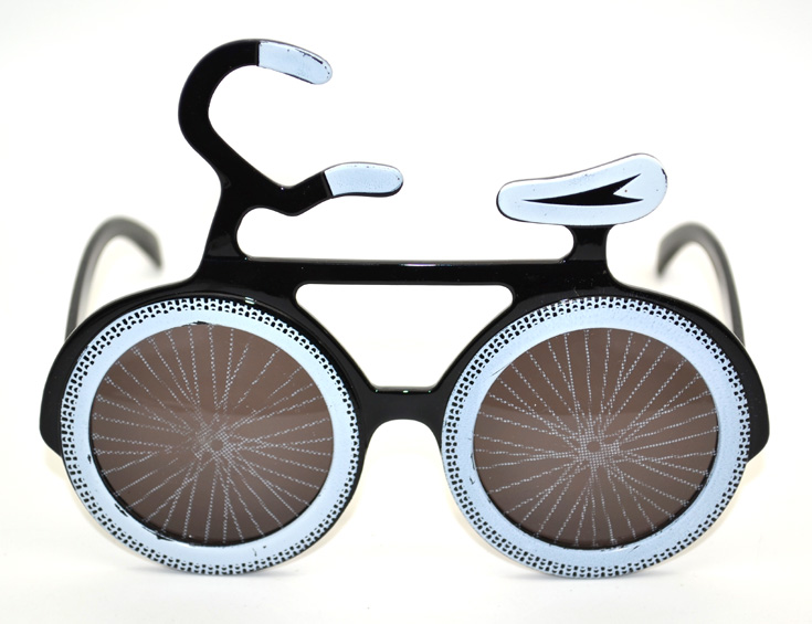 Bicycle Shape Funny Glasses