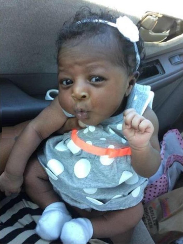 Black Baby Girl Pouting Face Funny Image