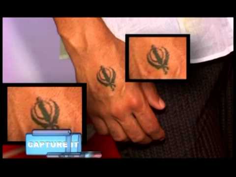 Black Sikhism Khanda Tattoo On Hand