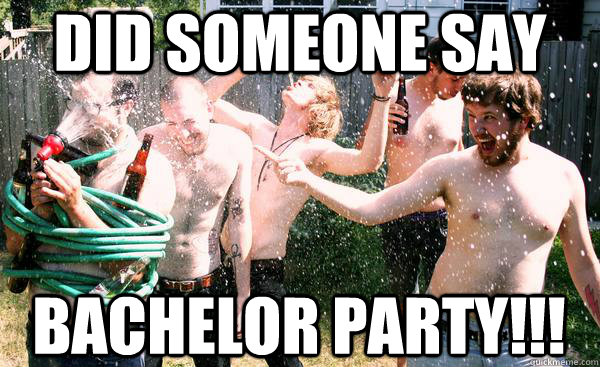 Did Someone Say Bachelor Party Funny Picture