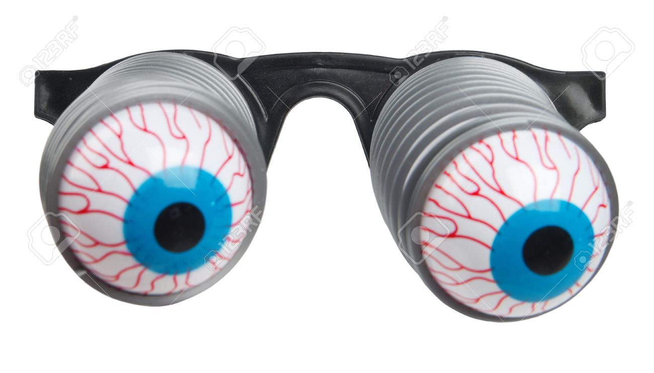 Funny Eyeball Glasses Picture