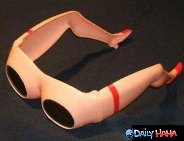 Girl Legs Funny Glasses Picture