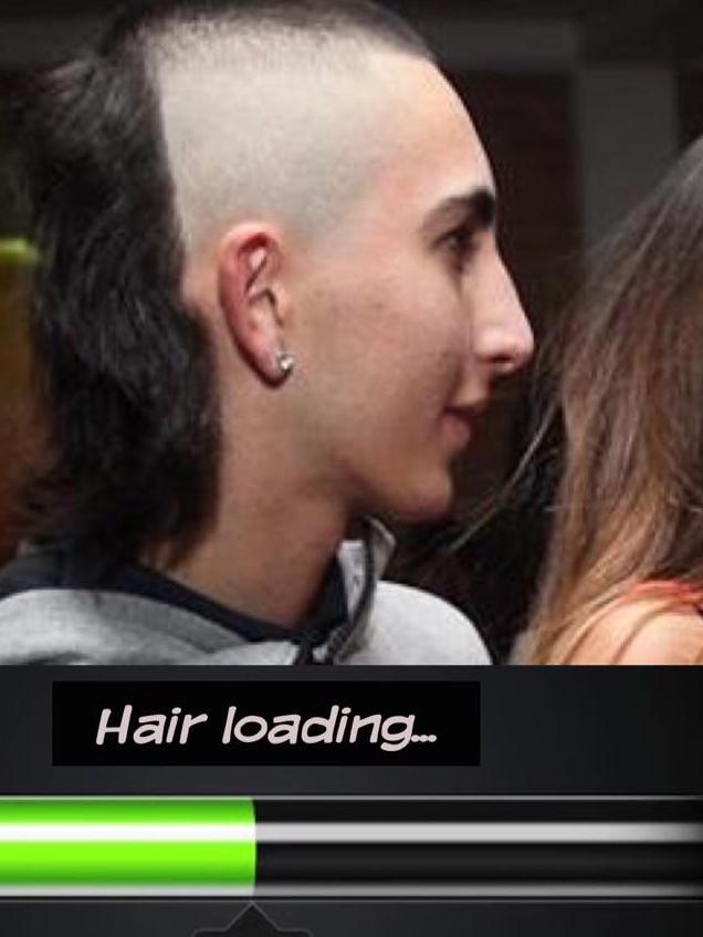 Hair Loading Funny Mullet Picture
