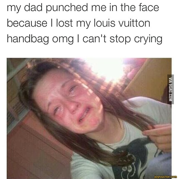 I Lost My Louis Vuitton Handbag OMG I Can't Stop Crying Funny Picture