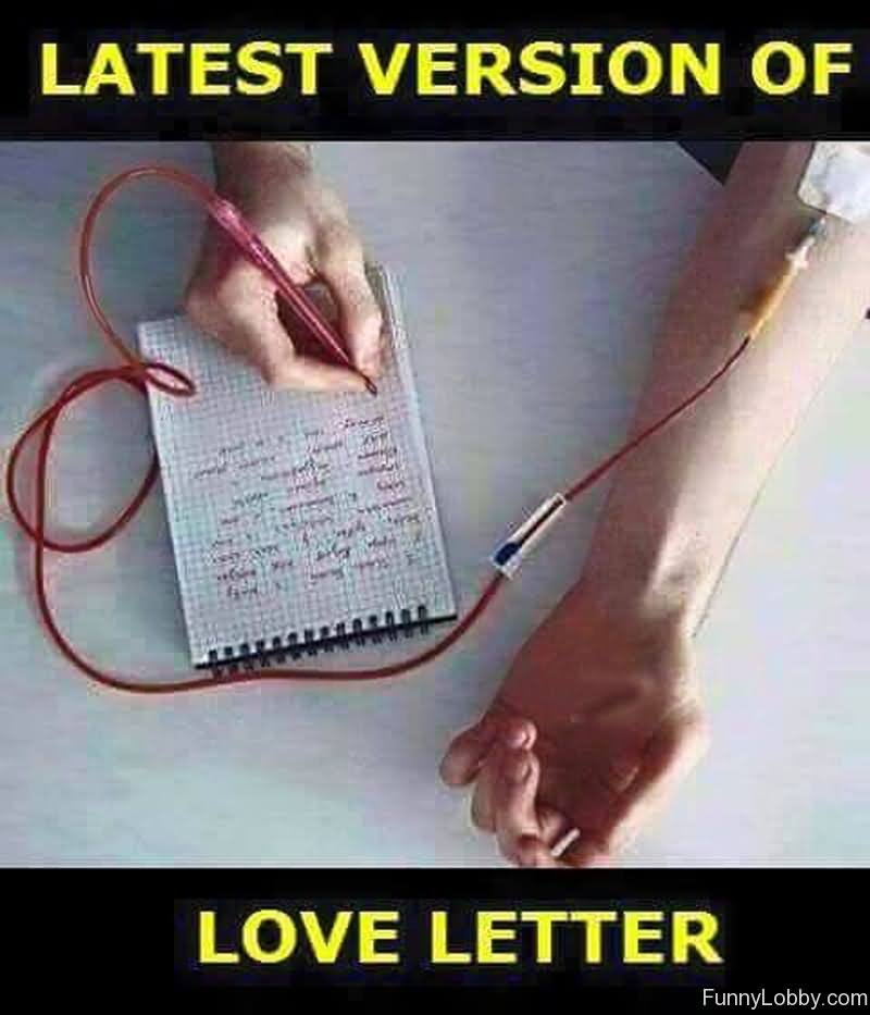 Love Letter Funny Poster