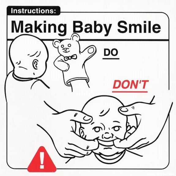 Making Baby Smile Funny Instruction Image