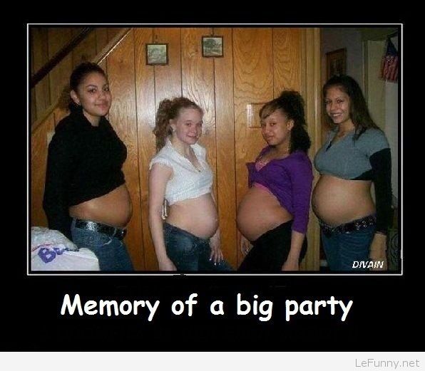 Memory Of A Big Party Funny Picture