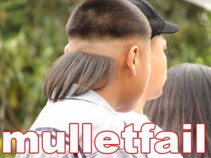 Mullet Fail Funny Image