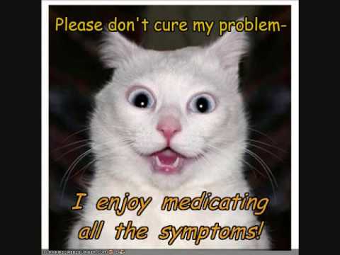 Please Don't Cure My Problem Funny Evil Cat