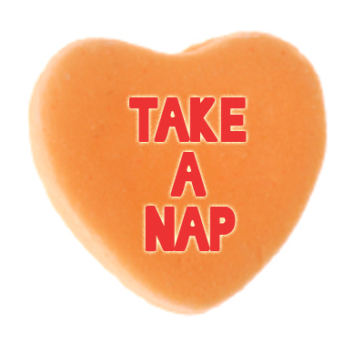 Take A Nap Funny Heart Picture