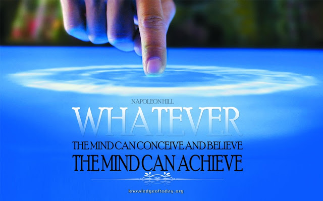 Whatever the mind of man can conceive and believe, it can achieve. (2)