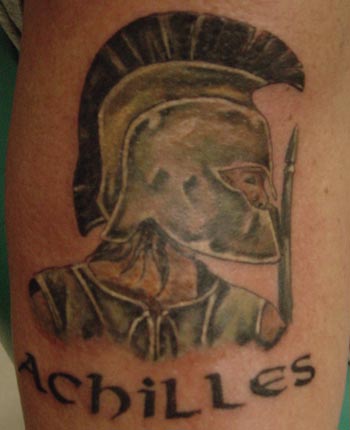 Achilles - Achilles Head Tattoo Design