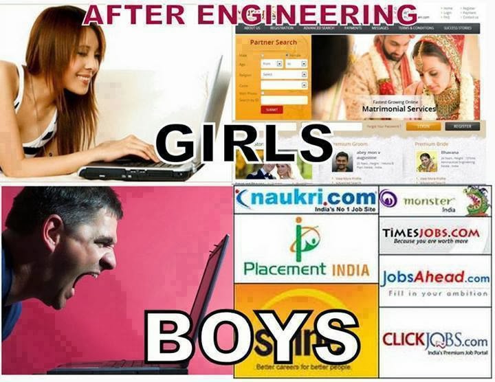 After Engineering Funny Girls Vs Boys Image