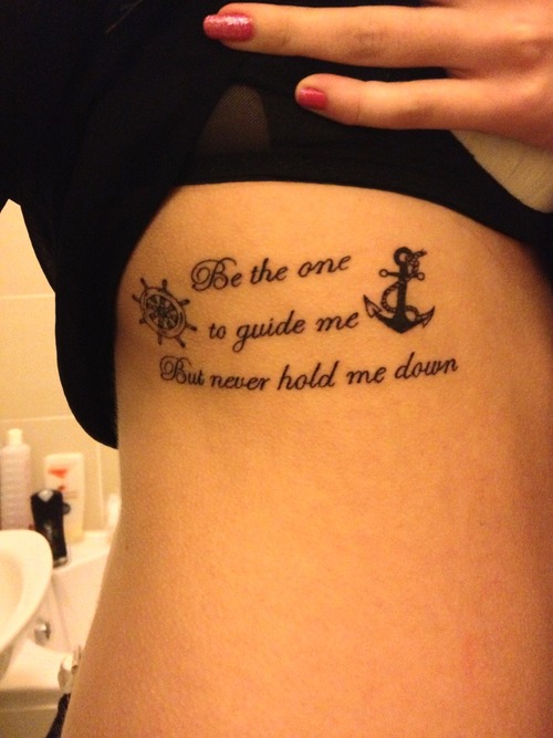 17+ Anchor Tattoos With Quotes