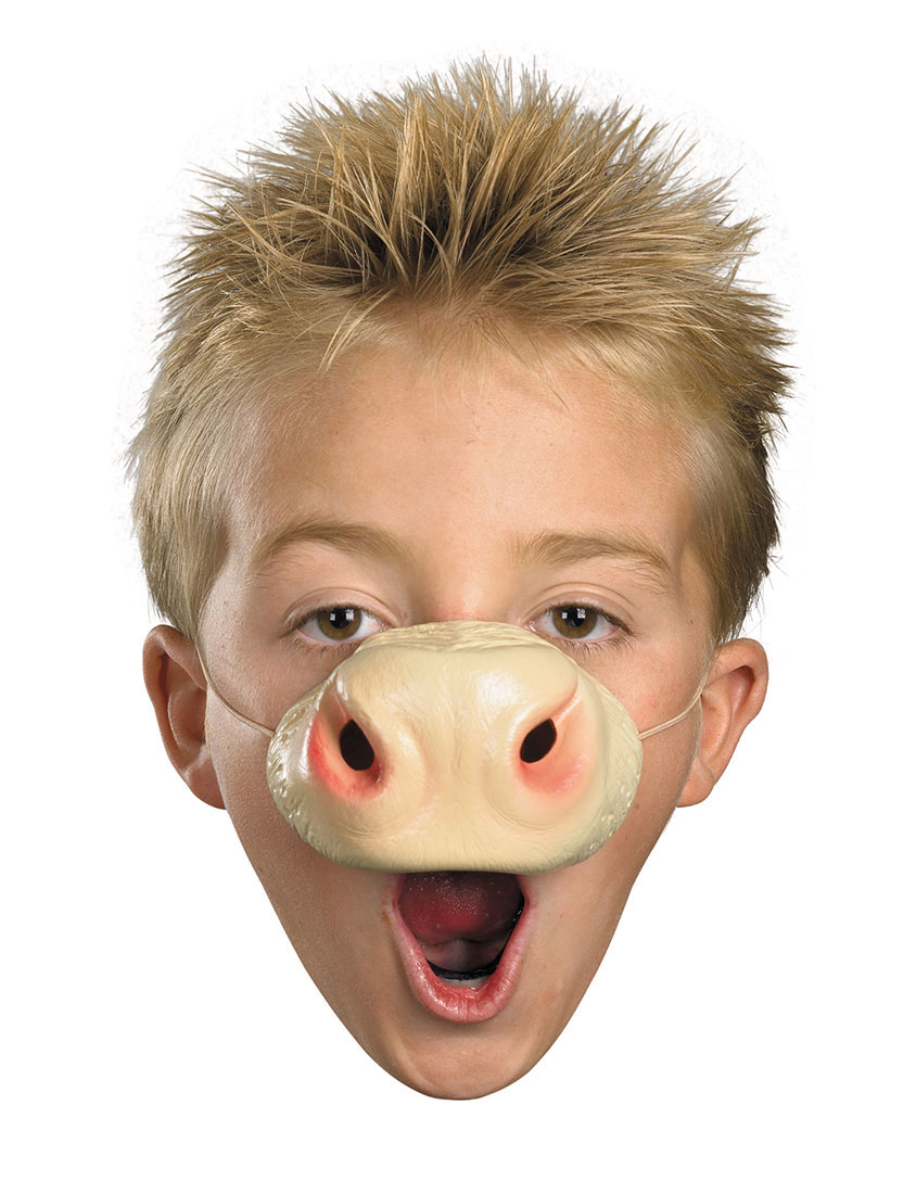 Boy With Cow Nose Funny Picture