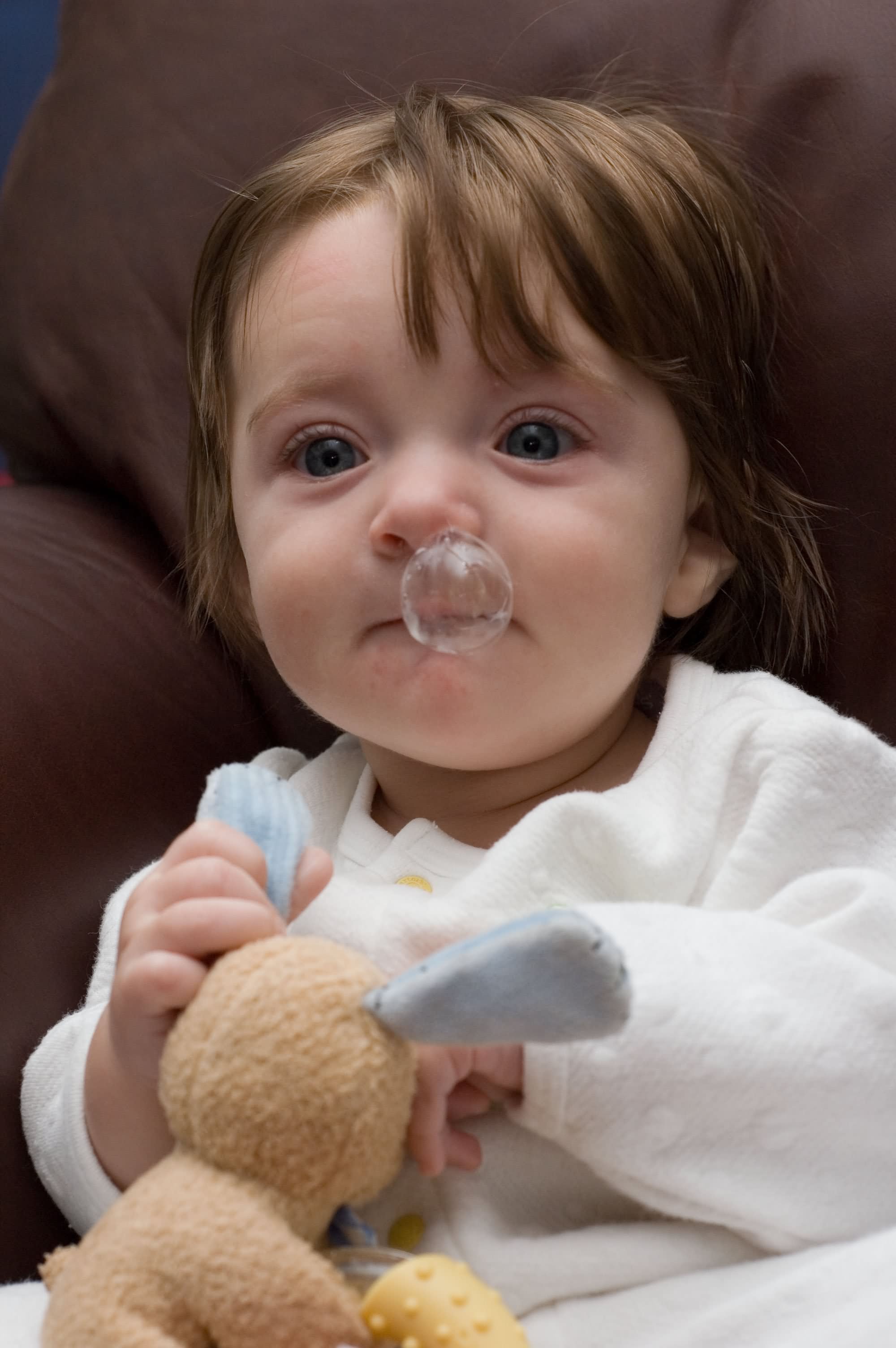 Bubble Nose Kid Funny Picture
