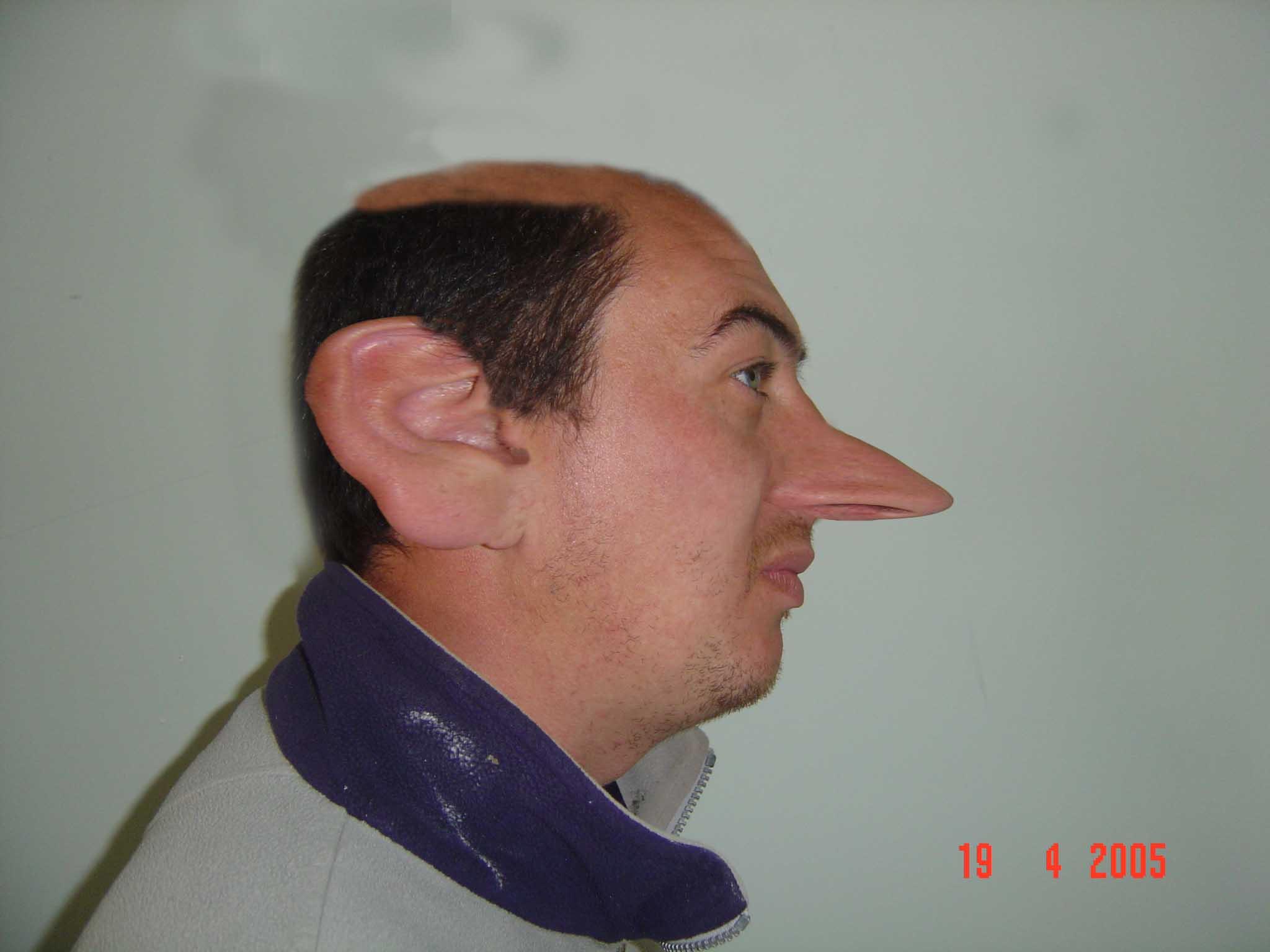 Funny Big Peaked Nose Man Picture