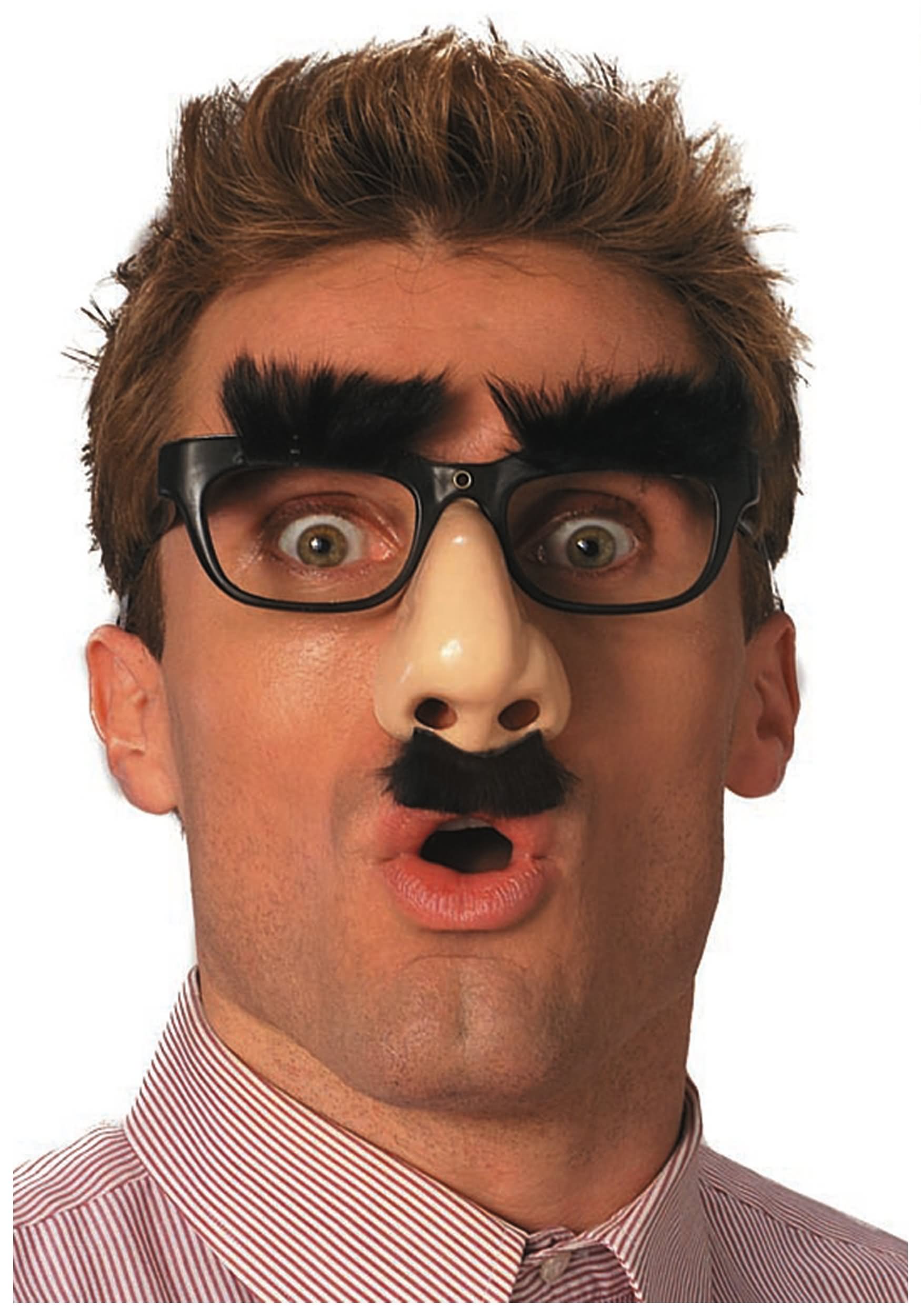 Funny Man Wearing Nose Glasses
