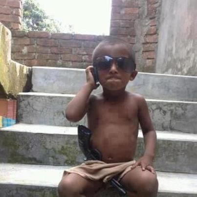 Indian Baby Boy Funny Image
