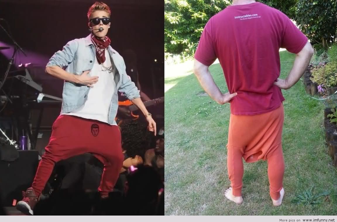 Justin Bieber Funny Pant