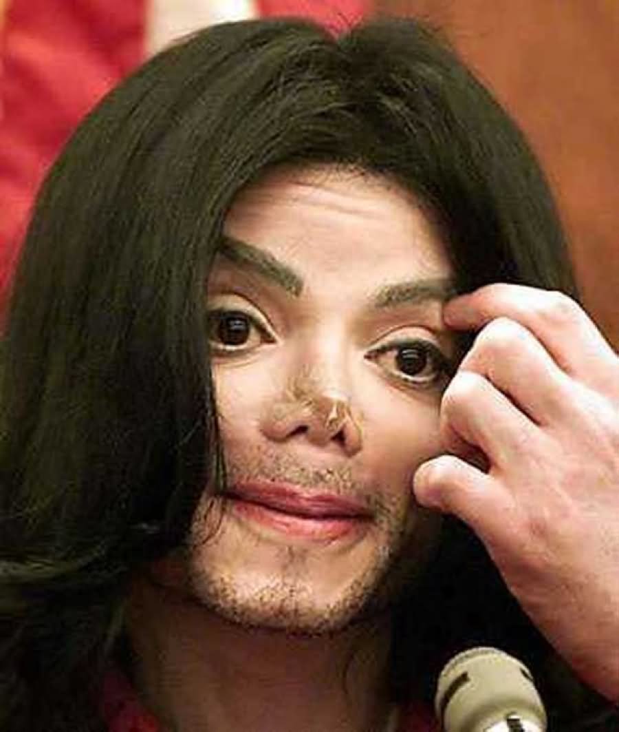 Michael Jackson Funny Nose Picture