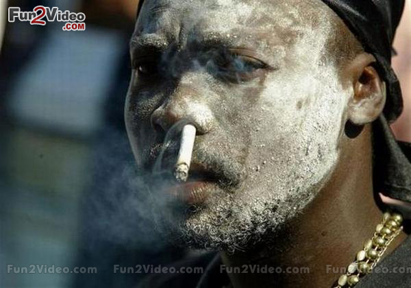 Nose Smoking Funny Picture