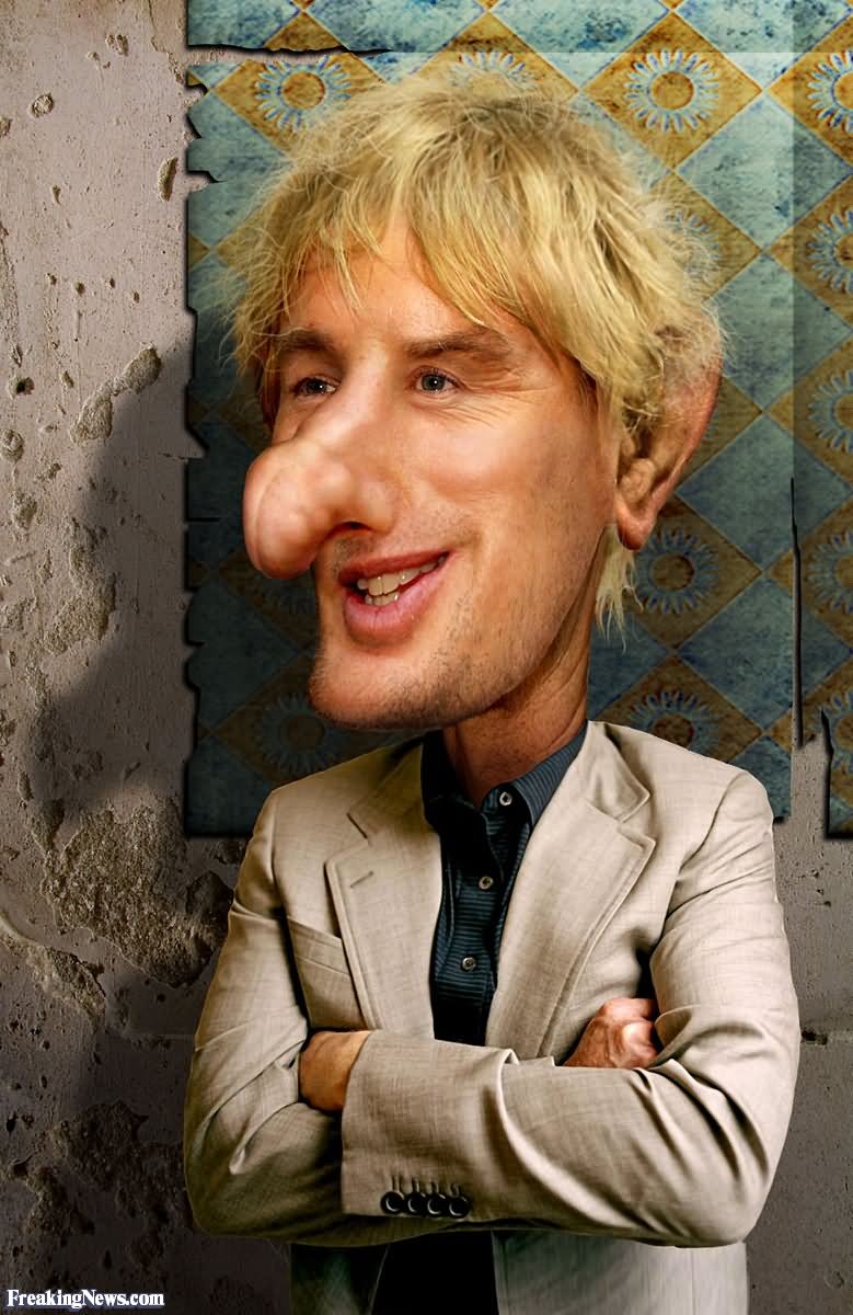 Owen Wilson With Funny Big Nose