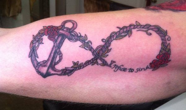 25+ Best Anchor Infinity Tattoos