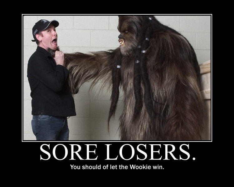 Sore Losers Funny Poster