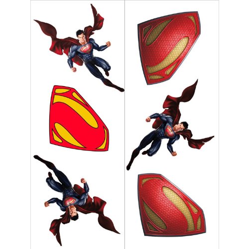 Superman And Logo Tattoo Flash