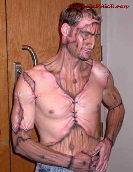 Best Muscle Tattoo On Man Full Body