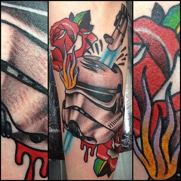 Blacklight In Stormtrooper Tattoo Design