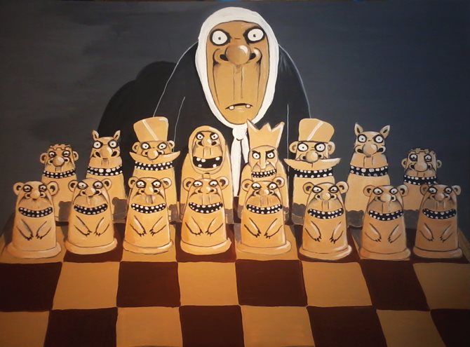 Chess Funny Faces Picture