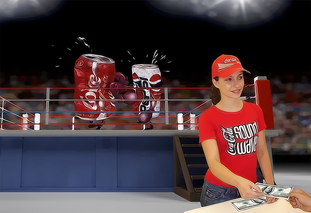 Coca Cola Vs Pepsi Funny Boxing