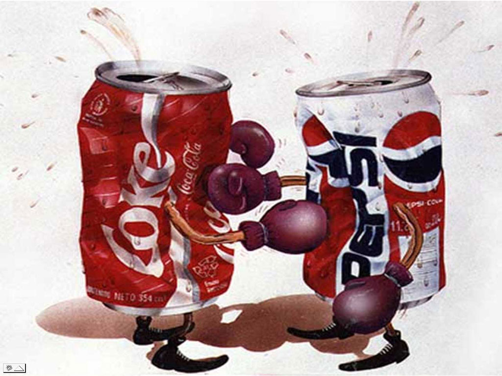 Coke Vs Pepsi Funny Boxing Picture