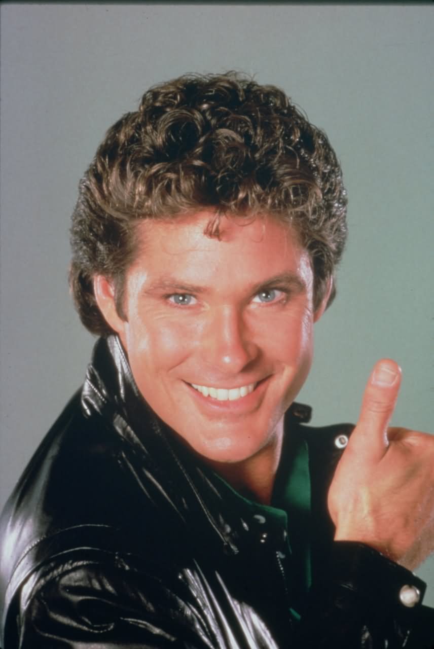 David Hasselhoff Showing Thumb Funny Picture