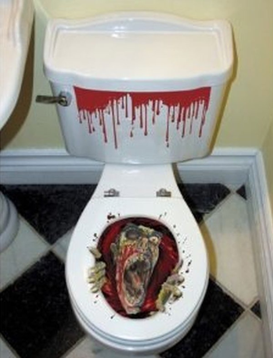 Dracula Toilet Seat Funny Picture
