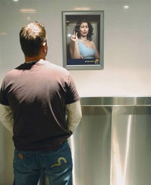 Funny Advertisement Toilet Picture