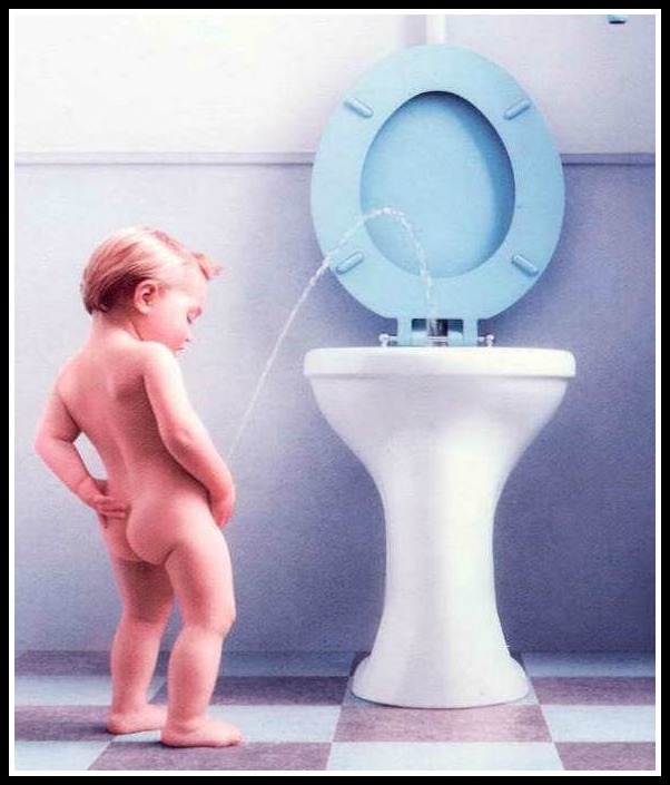 Funny Baby Peeing Picture