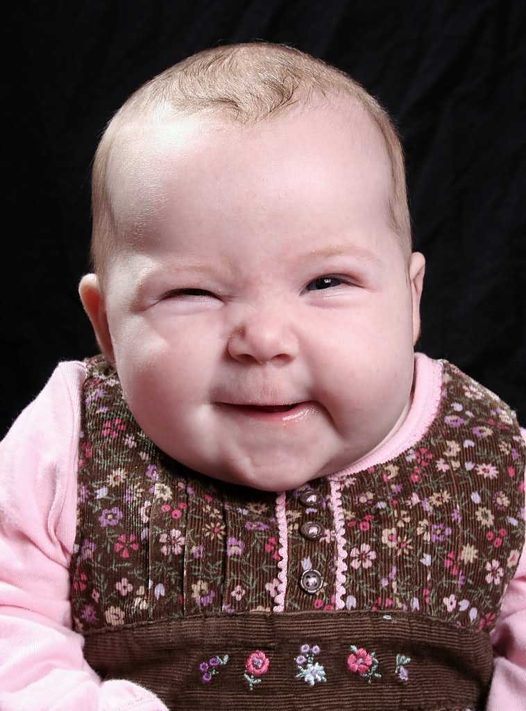 Funny Baby Smiling Image