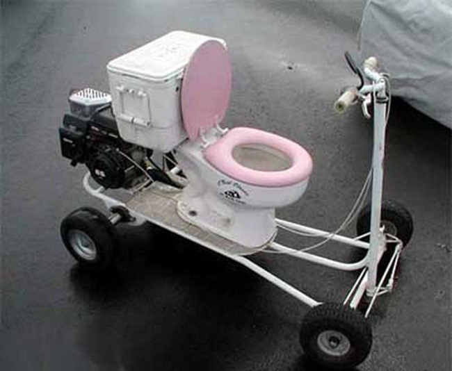 Funny Bicycle Toilet For Kids