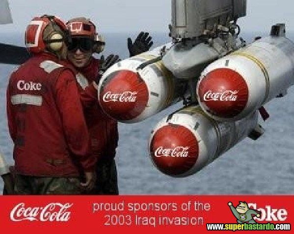 Funny Coca Cola Missile Bombs