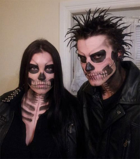 Funny Couple Halloween Costume Picture