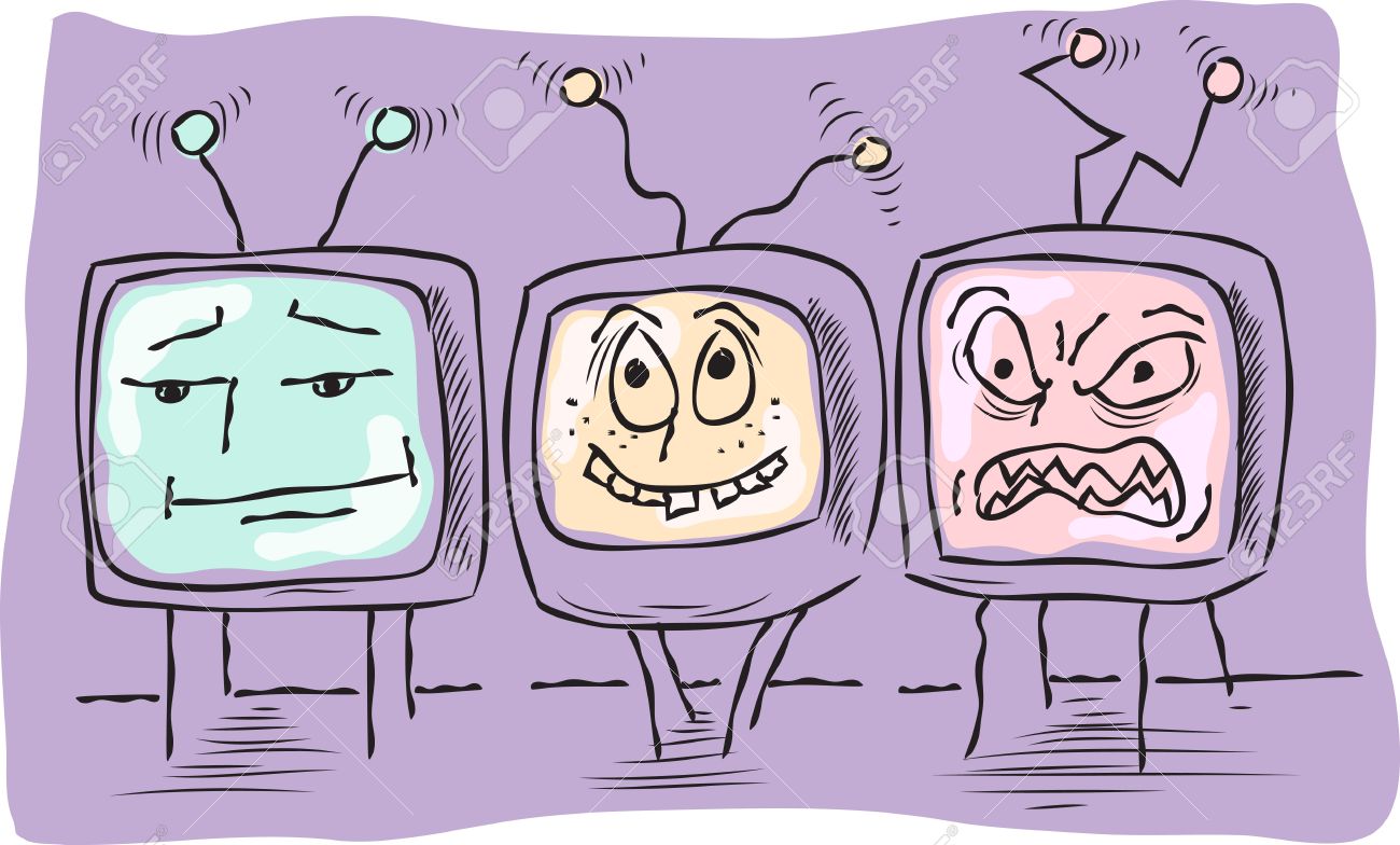 Funny Face Expressions Of Televisions