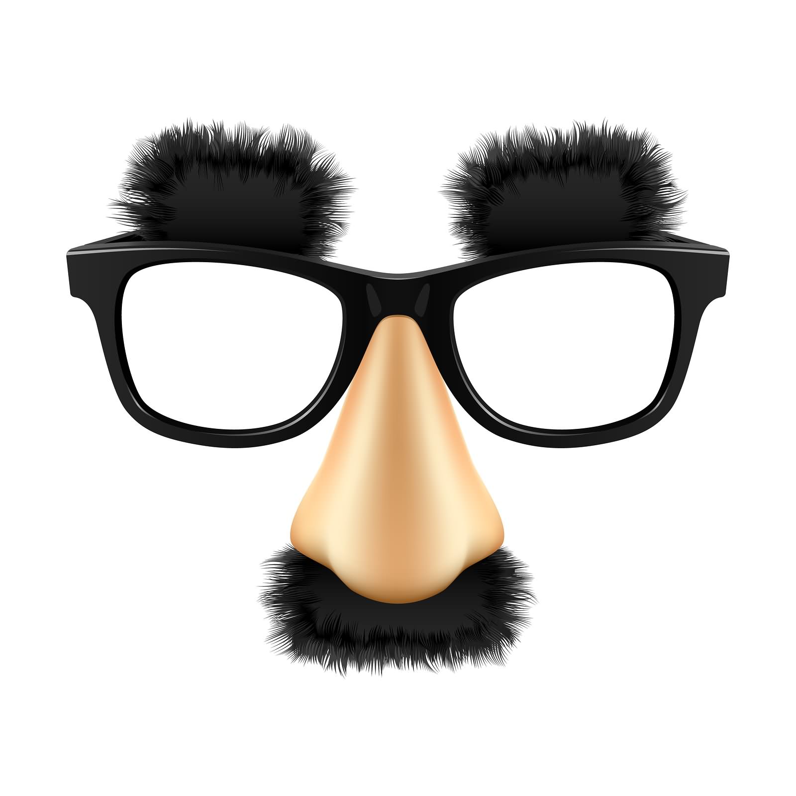 Funny Glasses Mask Image