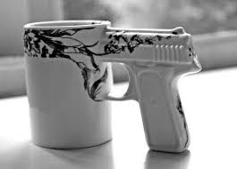 Funny Gun Cup Image