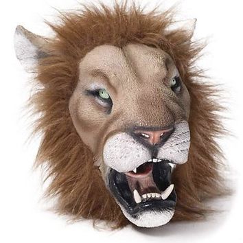 Funny Lion Mask Picture