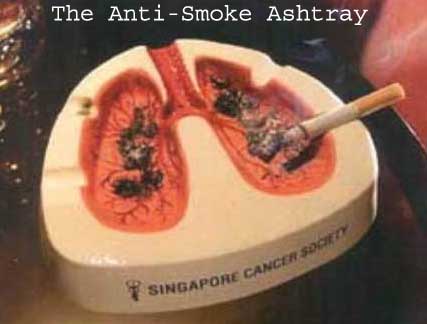 Funny Lungs Shape Ashtray