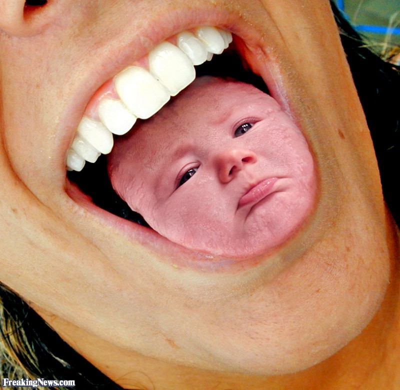 Funny Photoshopped Tongue Face