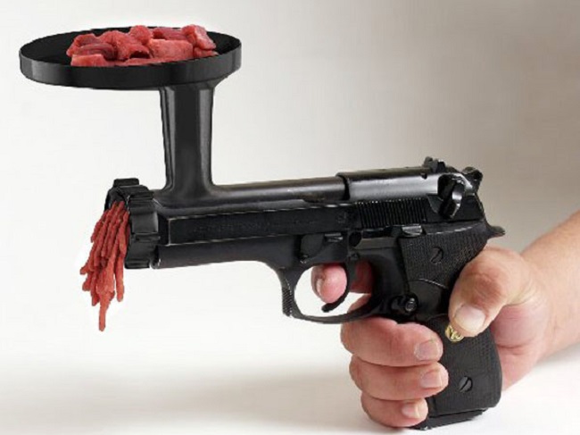 Funny Slicer Gun Picture